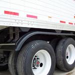 Minimizer Fenders under Timpte Trailer